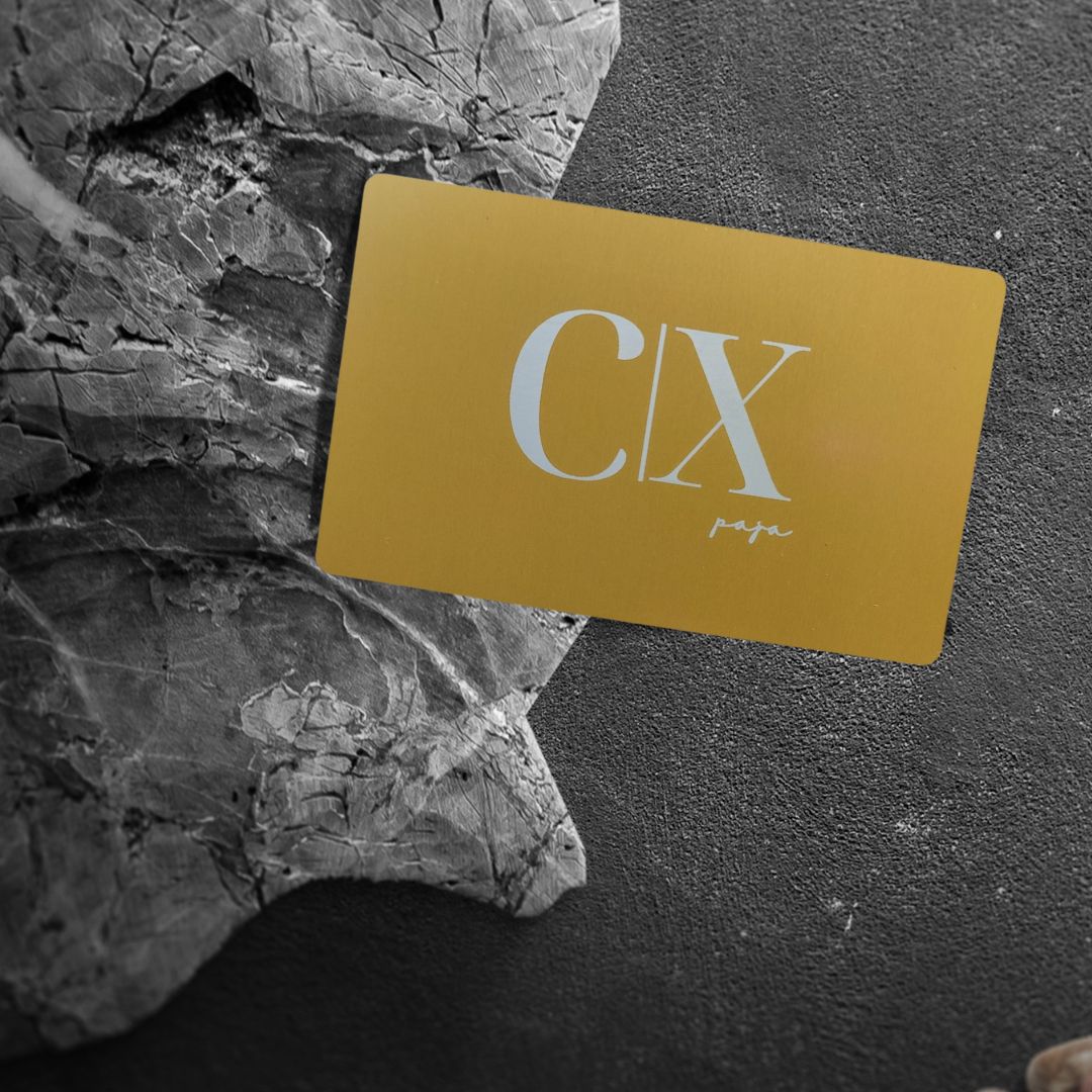 Alumiiniset käyntikortit logolla