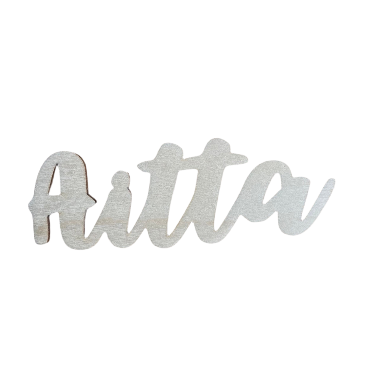 Puinen Aitta-kyltti