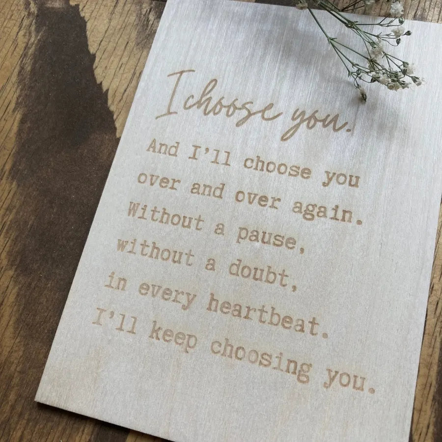 I choose you -kortti