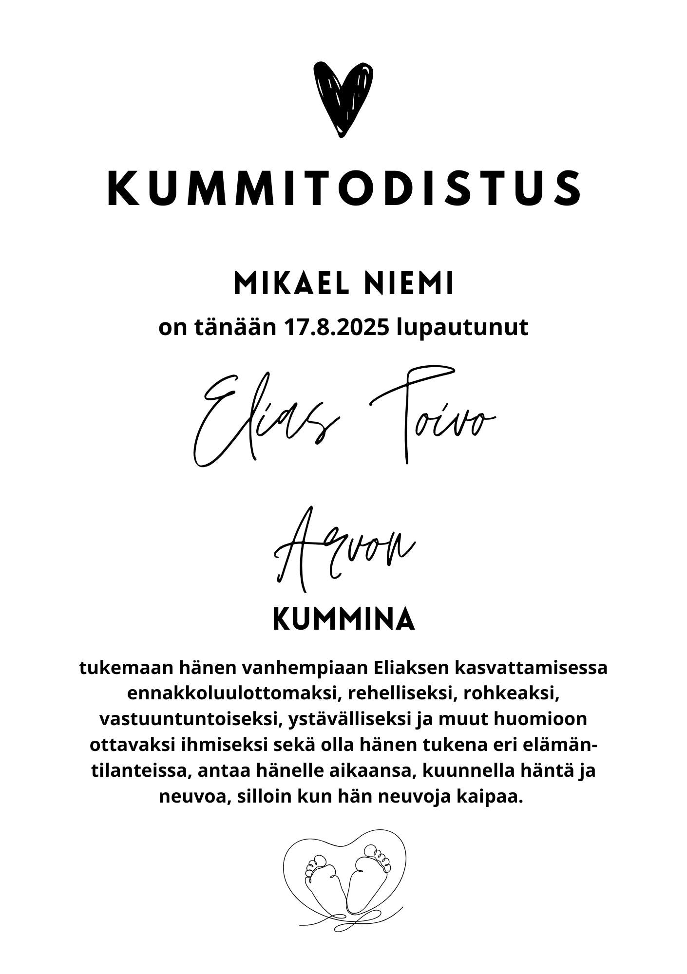 Puinen kummitodistus
