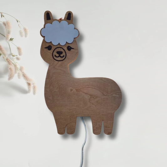 Seinävalaisin lastenhuoneeseen | Laama