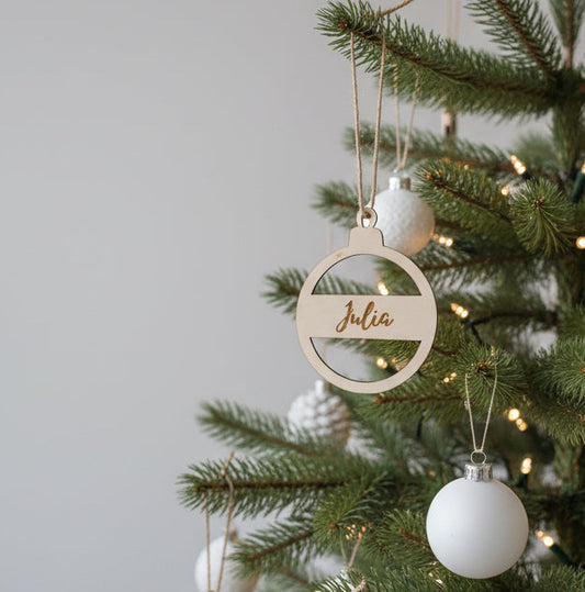 Joulukuusenkoriste omalla nimellä | Mini