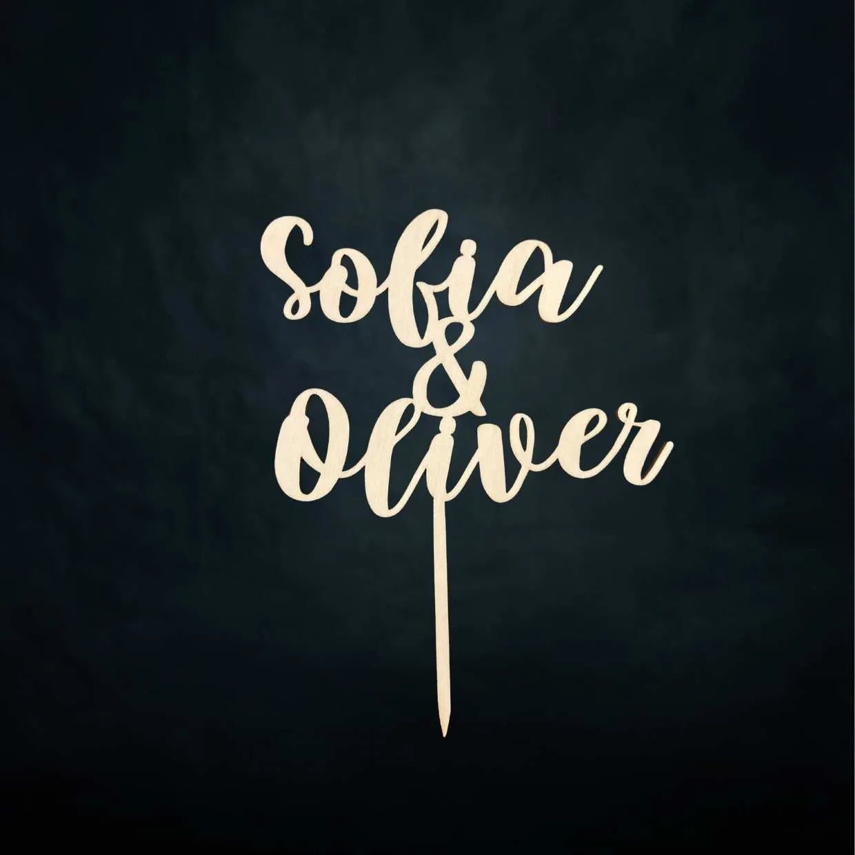  Puinen hääkakkukoriste kolme eri tyyliä valittavana