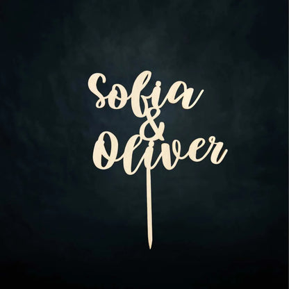  Puinen hääkakkukoriste kolme eri tyyliä valittavana