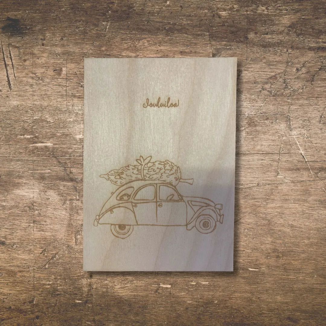 Joulukortti | Kuusenhakureissu