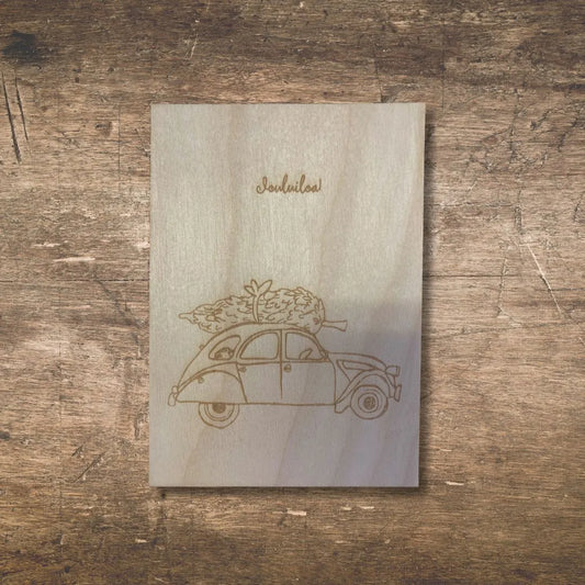 Joulukortti | Kuusenhakureissu