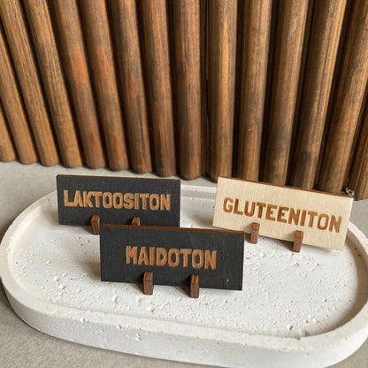 Puinen allergeenikyltti gluteeniton.