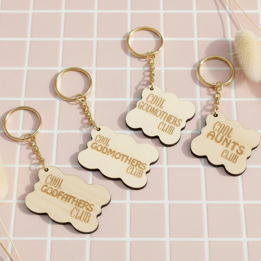 Avaimenperä kummille, sedälle, enolle tai tädille lahjaksi.