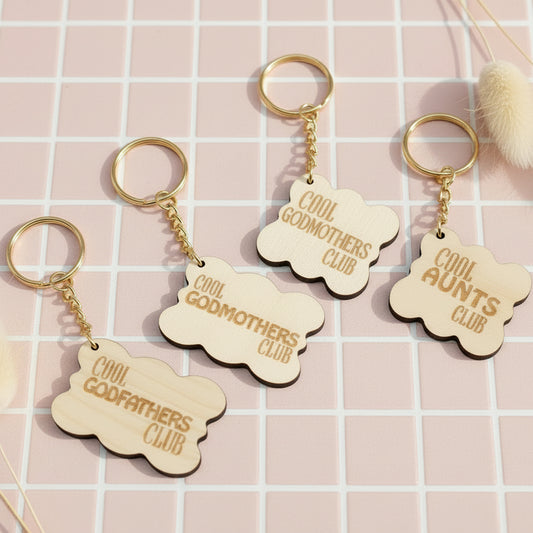 Avaimenperä kummille, sedälle, enolle tai tädille lahjaksi.