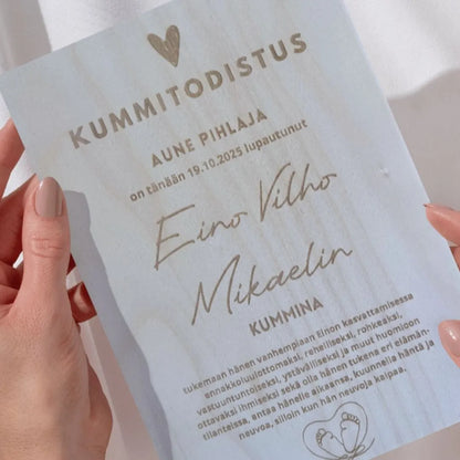 Puinen kummitodistus